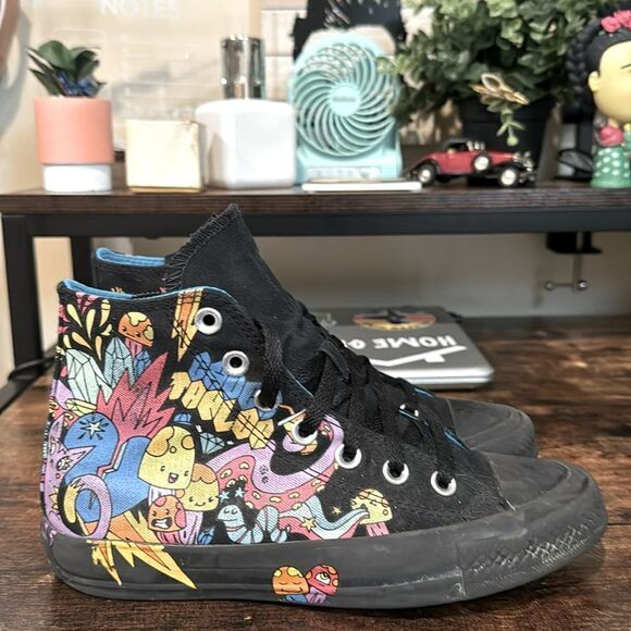 Converse Chuck Taylor All Star Hi Notebook Sneaker - Black size  6.5 - Picture 1 of 9